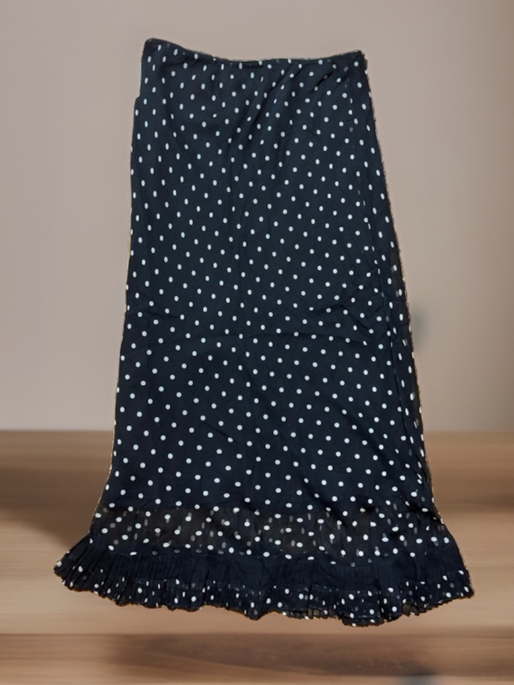 NWTS ECI New York black polka dot skirt, Women’s size 6